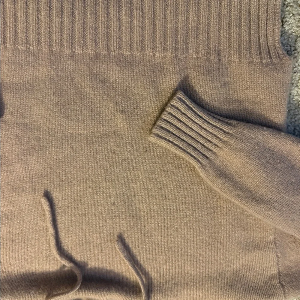 Babaton Cozy Brown Hooded Sweater